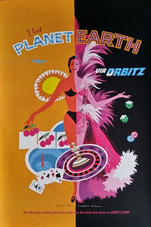 Visit Planet Earth via Orbitz Las Vegas poster